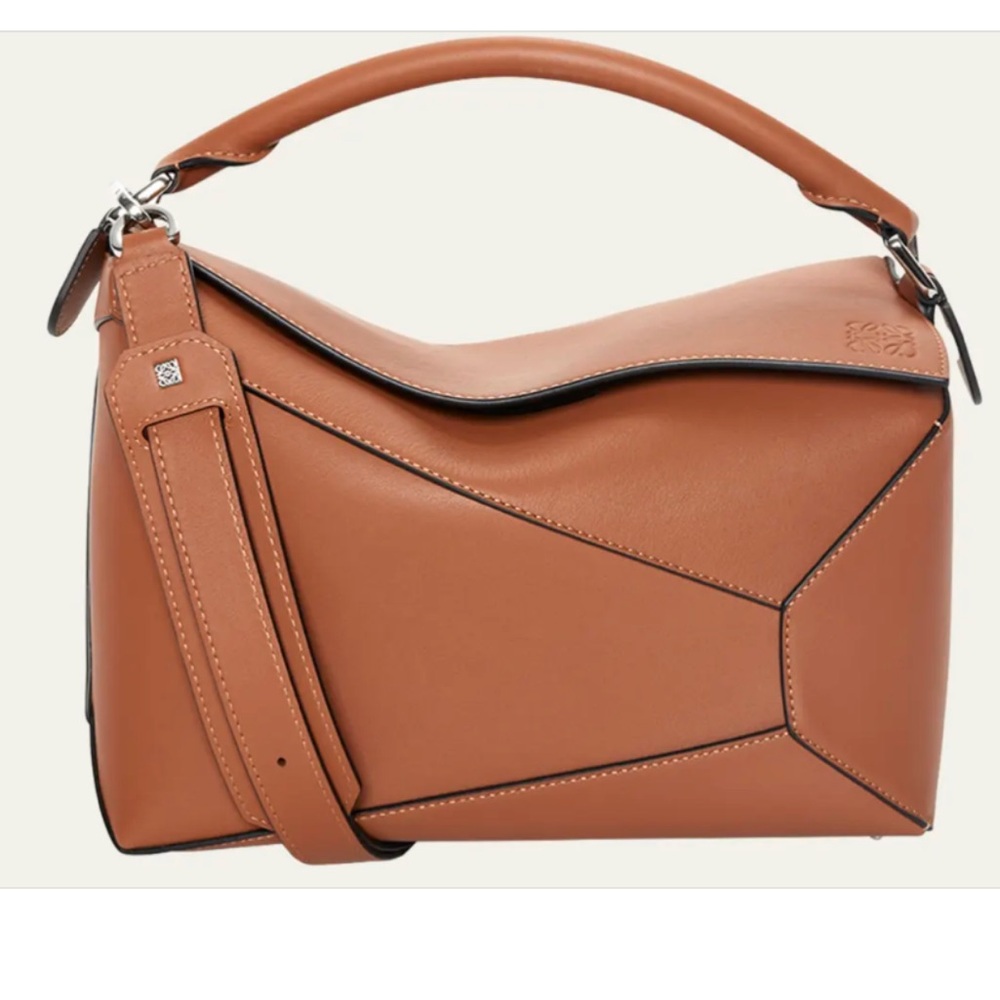 Loewe Brown Puzzle Edge Medium Purse with Adjustable Strap - Picture 2 of 8